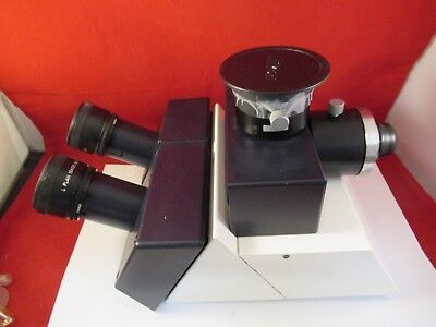 LEICA DMR GERMANY HEAD 551011 BINOCULAR MICROSCOPE PART OPTICS &100-30