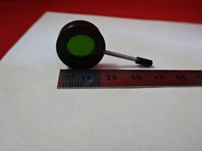 MOUNTED GREEN FILTER OPTICAL OPTICS AS PICTURED &AM-A-12