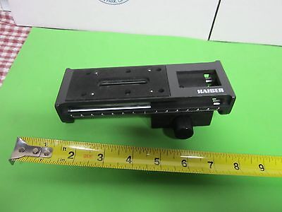 OPTICAL MICROMETER STAGE KAISER LASER OPTICS BIN#58-10