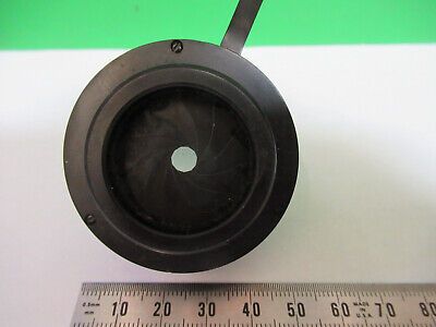 ANTIQUE SPENCER CONDENSER + IRIS OPTICS MICROSCOPE PART AS PICTURED &Q9-A-142