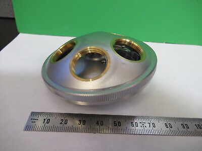 OLYMPUS JAPAN QUINTUPLE NOSEPIECE MICROSCOPE PART AS PICTURED &A9-B-01