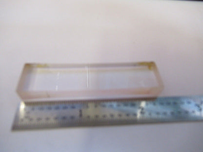 OPTICAL GLASS RECTANGULAR LENS BI CC CONCAVE OPTICS AS PICTURED &3-FT-X38