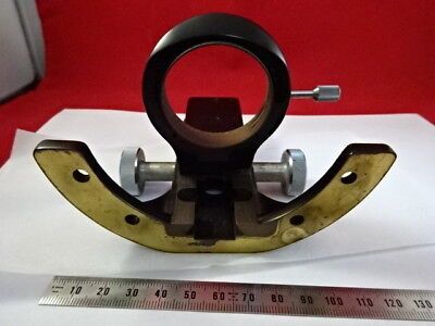 WILD HEERBRUGG SWISS M20 BRASS CONDENSER HOLDER MICROSCOPE HEAVY PART &94-A-11