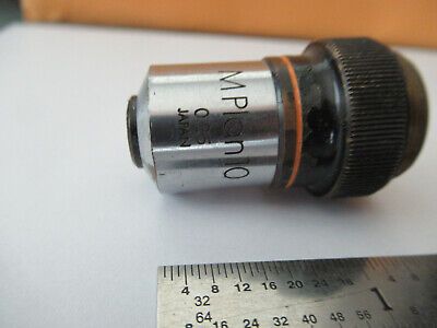 OLYMPUS JAPAN OBJECTIVE M PLAN 10X LENS MICROSCOPE PART AS PICTURED &F5-A-150