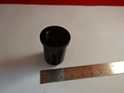 ANTIQUE POLARIZER CRYSTAL MOUNTED LENS POL MICROSCOPE PART OPTICS AS IS &4B-A-17