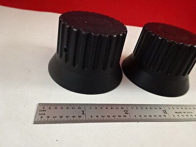 MICROSCOPE PART LEICA DMRXA PLASTIC KNOBS AS IS B#J2-B-03