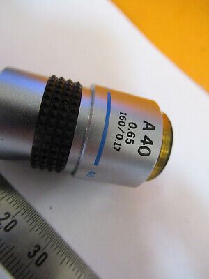 OLYMPUS JAPAN A40 /160 OBJECTIVE OPTICS MICROSCOPE PART AS PICTURED 4B-FT-35