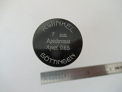 WINKEL GOTTINGEN EMPTY OBJECTIVE CAN 7mm  MICROSCOPE PART AS PICTURED #F2-A-47