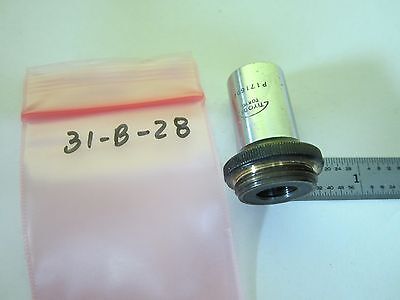 MICROSCOPE PART OBJECTIVE TIYODA JAPAN 20X OPTICS AS IS BIN#31-B-28