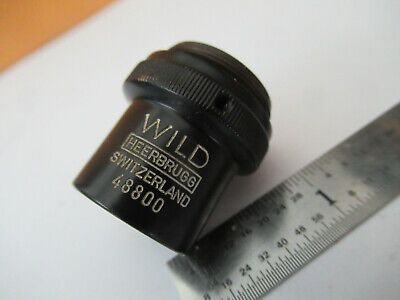 WILD M11 SWISS HEERBRUGG OBJECTIVE 4X LENS MICROSCOPE PART AS PICTURED &F4-A-25