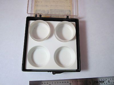 LOT 2 EA OPTICAL FILTER LENS 1" DIAMETER 1/2" THICK NORTHROP LASER OPTICS BIN#17