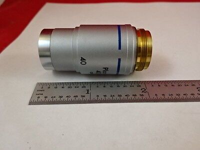 MICROSCOPE PART REICHERT PLAN ACHRO OBJECTIVE [cloudy] 40X OPTICS AS IS #D2-B-20