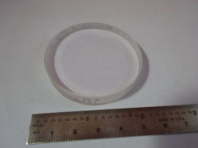 OPTICAL UV ULTRAVIOLET 249 nm FUSED GLASS LENS OPTICS AS IS #91-47