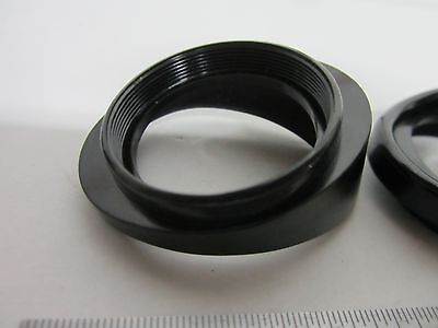 MICROSCOPE PART  PAIR EYEPIECES GUARDS AS IS OPTICS BIN#R2-43