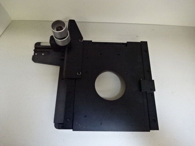 MICROSCOPE PARTS LEICA REICHERT POLYVAR SPECIMEN STAGE TABLE OPTICS AS IS TC-1-X