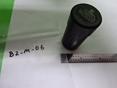 EMPTY ANTIQUE MICROSCOPE OBJECTIVE CONTAINER LEITZ GERMANY 6L AS IS #B2-M-06