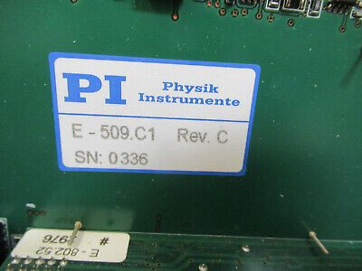 PI PHYSIK INSTRUMENTE SERVO CONTROLLER MODULE E-509.C1 AS PICTURED #B9-A-29