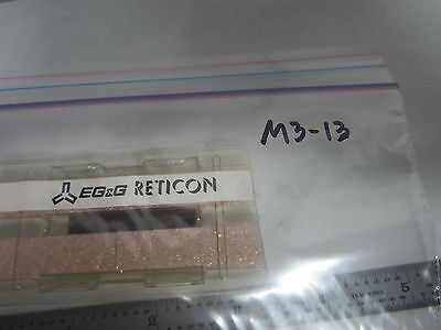 EG&G RETICON SENSOR DETECTOR PART OPTICS AS IS BIN#M3-13