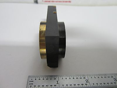 MICROSCOPE PART LEITZ GERMANY LENS MOUNTED IN BRASS DMR OPTICS BIN#E5-P-9