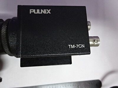 MICROSCOPE CAMERA PULNIX TM-7CN OPTICS AS PICTURED &Z4-05