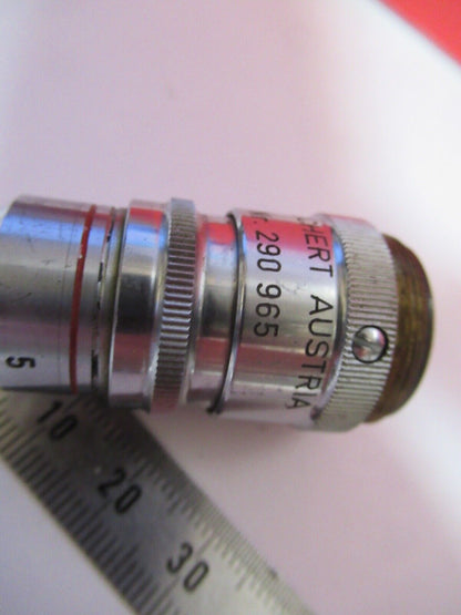 REICHERT AUSTRIA PH FLUOR 100X /160 OBJECTIVE MICROSCOPE PART AS PICTURED Q2-36