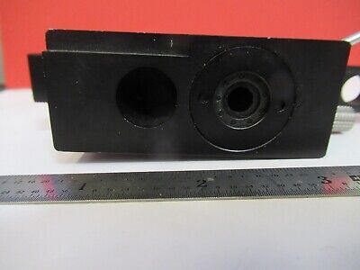 LEITZ 563470 SLIDE IRIS DIAPHRAGM MICROSCOPE PART OPTICS AS PICTURED &B9-A-13