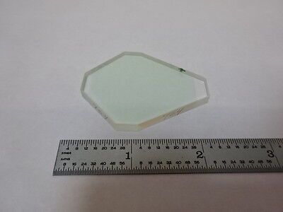 TRUNCATED COATED GLASS TRAPEZOID WINDOW OPTICS OPTICAL AS PICTURED &J4-A-17