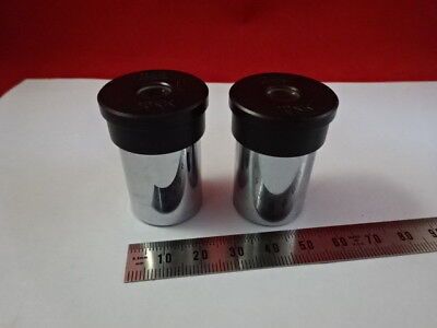 PAIR WILD SWISS 10xK EYEPIECE OCULAR OPTICS MICROSCOPE PART AS IS &94-A-02