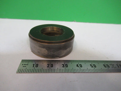 ANTIQUE BRASS CONDENSER RING UK WATSON  MICROSCOPE PART AS PICTURED &R2-B-44