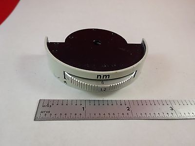 MICROSCOPE PART LEITZ GERMANY IRIS nm mm HOLE 673019 OPTICS AS IS BIN#K9-B-16