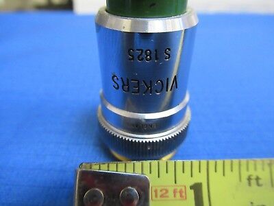 VICKERS UK ENGLAND OBJECTIVE 40X MICROSCOPE PART OPTICS AS PICTURED &S1-A-07