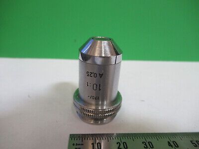 ERNST LEITZ 10X /170 OBJECTIVE LENS MICROSCOPE PART AS PICTURED &Q9-A-140