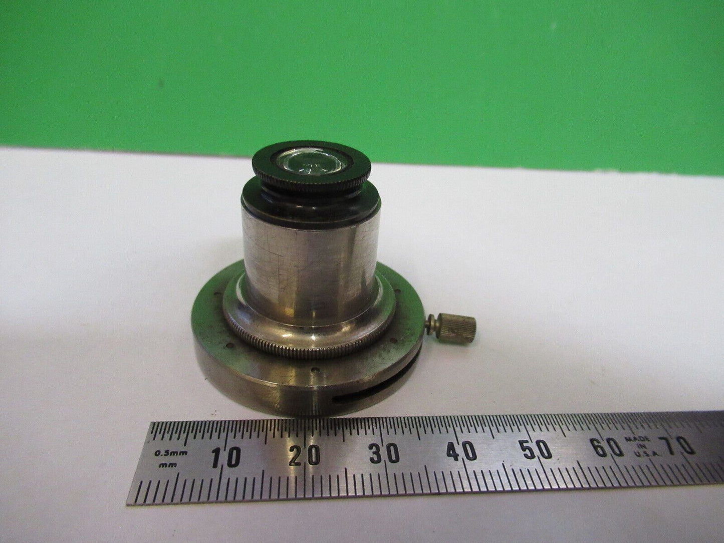 ANTIQUE WATSON UK CONDENSER + IRIS ASSEMBLY MICROSCOPE PART AS PICTURED &R6-A-88