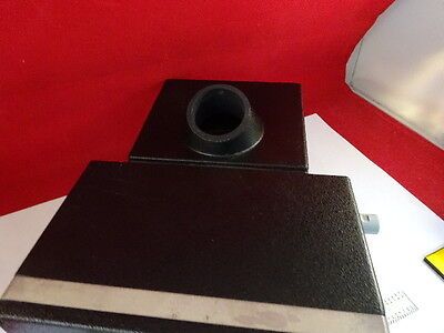 MICROSCOPE PART BAUSCH LOMB TRINOCULAR HEAD OPTICS [dirty] AS IS #21-A-04