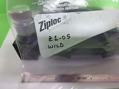 MICROSCOPE PART WILD HEERBRUGG SWISS M-12 STAGE TABLE OPTICS AS IS BIN#Z1-05