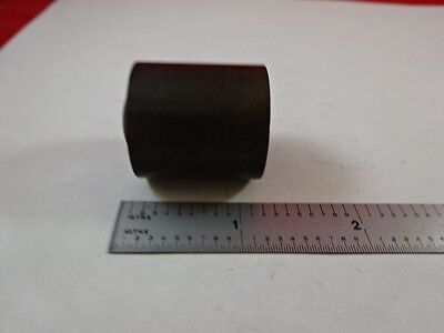 ANTIQUE BRASS MOUNTED LENS MICROSCOPE PART OPTICS #L9-B-31