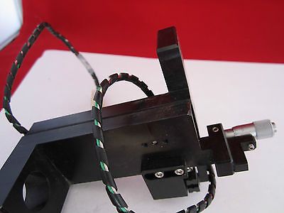 OPTICAL FIXTURE POSITIONER MICROMETER AS IS LASER OPTICS  BIN #7C