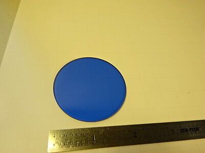 MICROSCOPE PART AO AMERICAN ROUND BLUE FILTER OPTICS AS IS B#AE-65