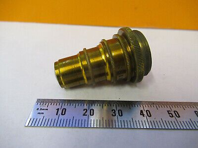 ANTIQUE BRASS SEIBERT "V" LENS OBJECTIVE MICROSCOPE PART AS PICTURED P9-A-59