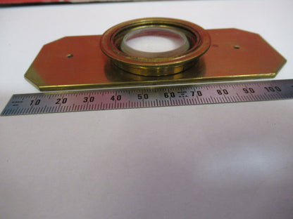 ANTIQUE BRASS COMPRESSORIUM  SLIDE UK MICROSCOPE PART AS PICTURED &S9-A-64