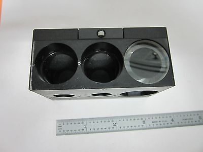 MICROSCOPE PART LEITZ LEICA POLYVAR DIC SLIDE OPTICS AS IS BIN#J8-31