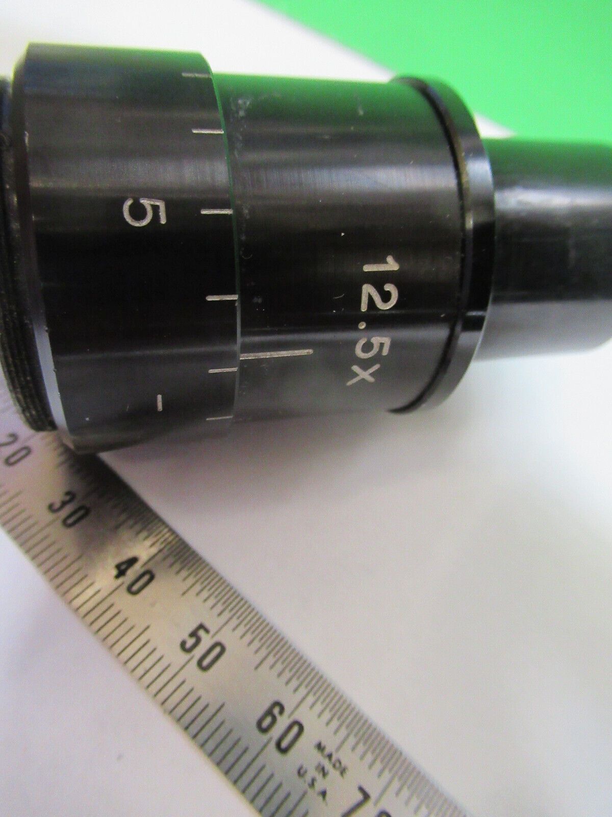 UNKNOWN EYEPIECE 12.5X VARIABLE OPTICS MICROSCOPE PART AS PICTURED H7-B-36