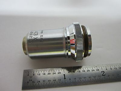 MICROSCOPE VINTAGE PART OPTICAL OBJECTIVE BAUSCH LOMB 43X OPTICS AS IS SK#E2-14