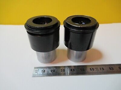 OLYMPUS JAPAN PAIR Bi WF10X EYEPIECE MICROSCOPE OPTICS AS PICTURED &14-C-34