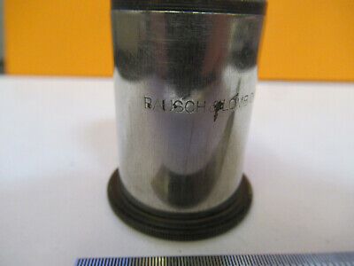 ANTIQUE BAUSCH LOMB EYEPIECE LENS MICROSCOPE PART AS PICTURED &A2-FT-93