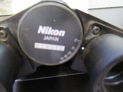 NIKON JAPAN BINOCULAR HEAD OPTICS MICROSCOPE PART AS PICTURED &5M-A-28