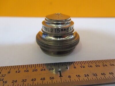 ANTIQUE ERNST LEITZ WETZLAR OBJECTIVE 3mm MICROSCOPE PART AS PICTURED &A3-B-82