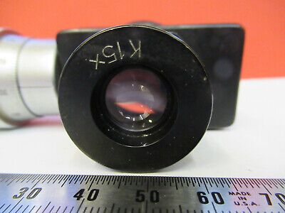 CARL ZEISS JENA FILAR EYEPIECE LENS OPTICS MICROSCOPE PART AS PICTURED &B6-FT-95