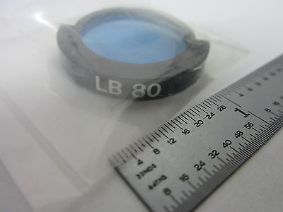 MICROSCOPE PART MITUTOYO JAPAN  FILTER LB 80 OPTICS  BIN#R5-41