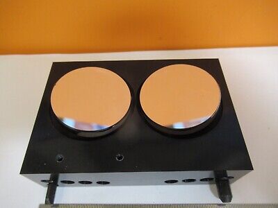 OPTICAL SPECTRA TECH MIRROR CROSS BEAMS MICROSCOPE PART AS PICTURED &Q6-A-66